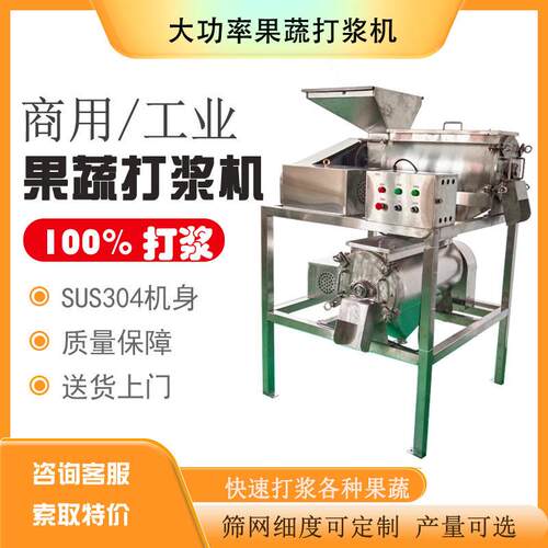 大型商用双道去核打浆机芒果百香果樱桃去核榨汁打浆机