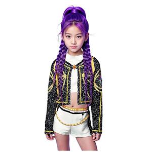 Halloween Costumes 3Pcs Rumi Cosplay Costume Idol Star Kpop