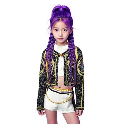 Halloween Costumes 3Pcs Rumi Cosplay Costume Idol Star Kpop