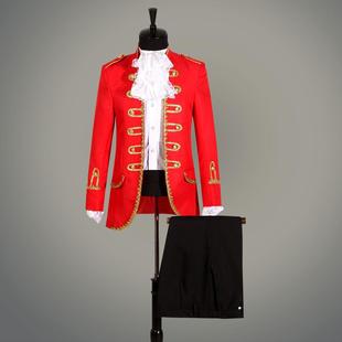 高档208新款欧洲宫廷表1演大帅男礼服装男士装影楼服主题演出服