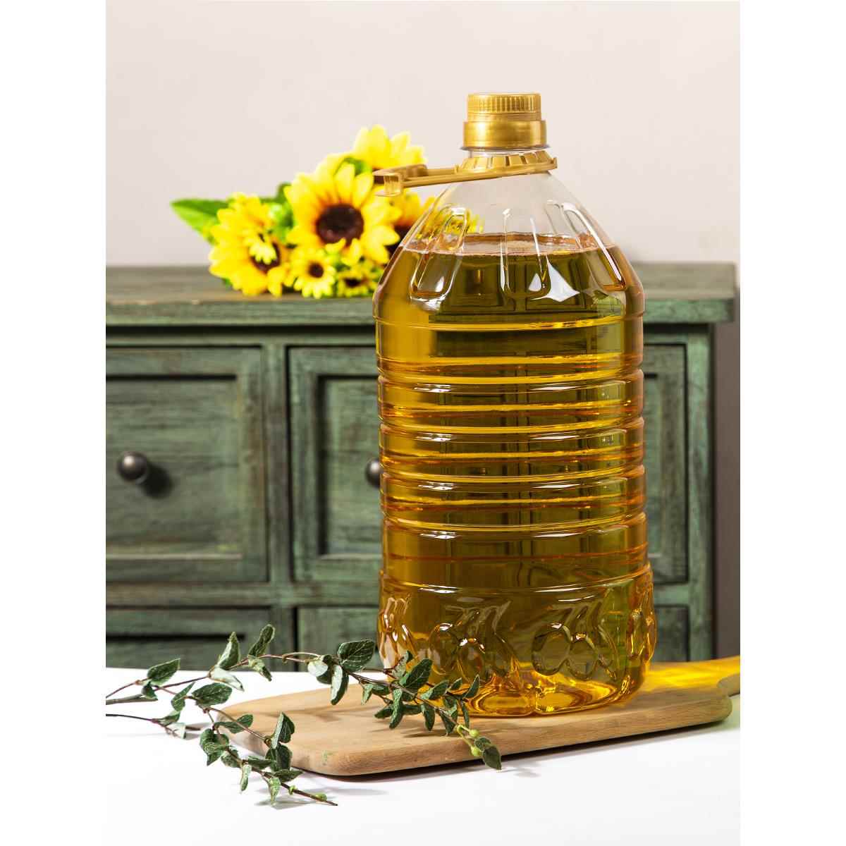 透明pet塑料油壶家用加厚花生油桶5L10斤高端油瓶子食用油酒桶
