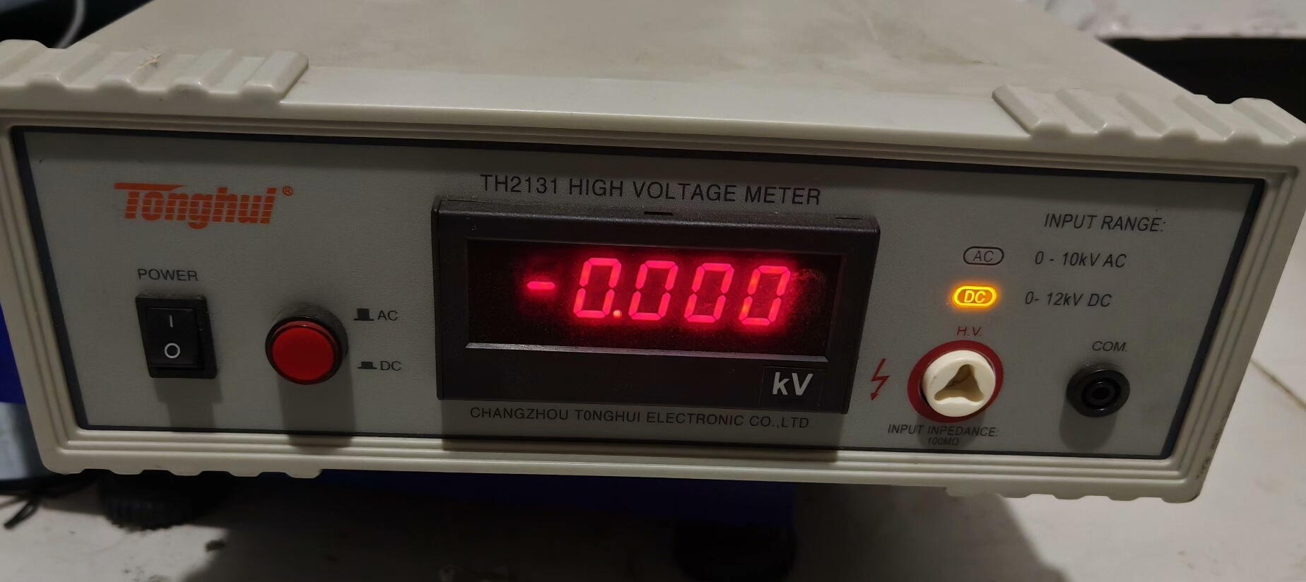 同惠TH2131数字高压表直流电压0-12kV 交流电压0-