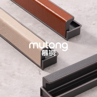 Poliform同款意大利整体橱柜门隐形拉手轻奢嵌入式开 槽衣柜抽屉