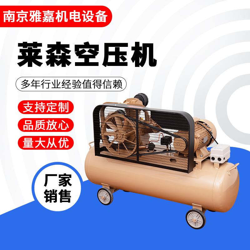 莱森空压机220v380v打气泵喷漆汽修高压活塞空气压缩机工业工业级