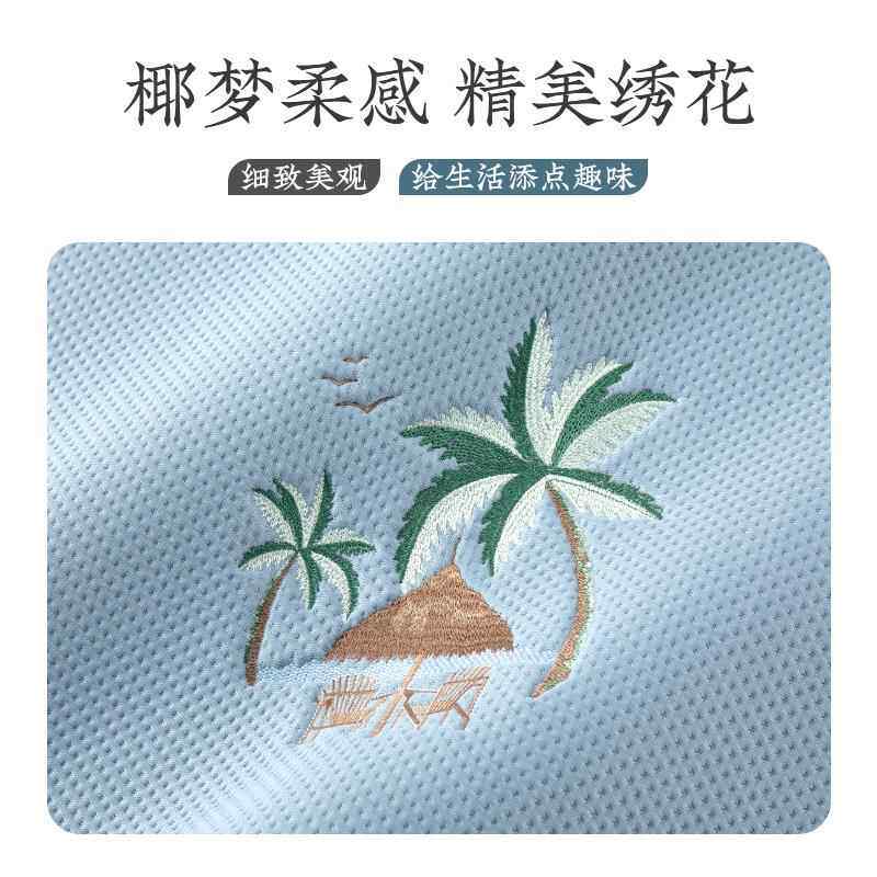 丝纺冰凉席夏季清椰柔夏天可水洗席子家A类家感居宿舍BSX01凉感席