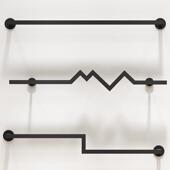 店悬挂式 万建新服装 展示架男女服装 展示架横杆式 展 店展示架壁挂式