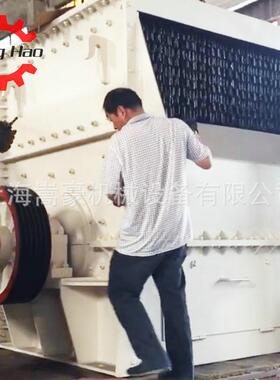 1414石灰石箱式重锤破碎机石子碎石机混凝土加气块砖粉碎机