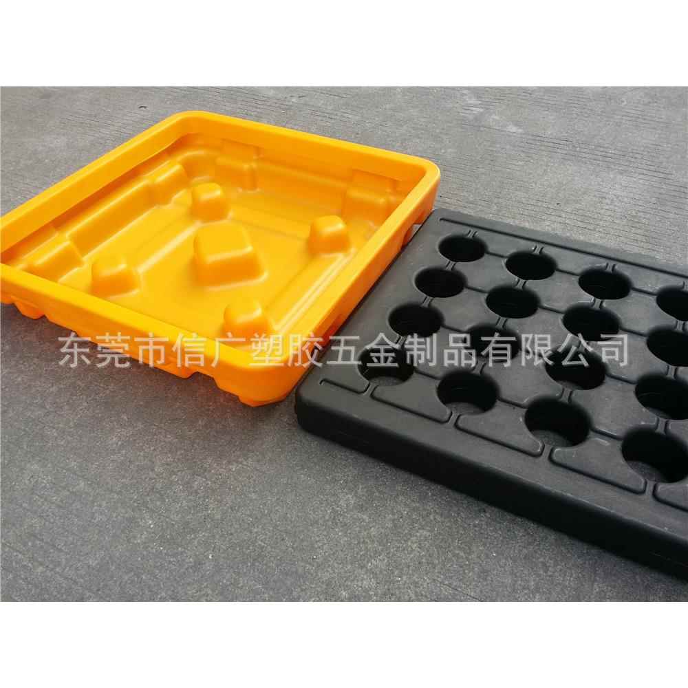 单桶型液体储存防漏专用地板 化工废物吨桶防泄出溢流平台托盘