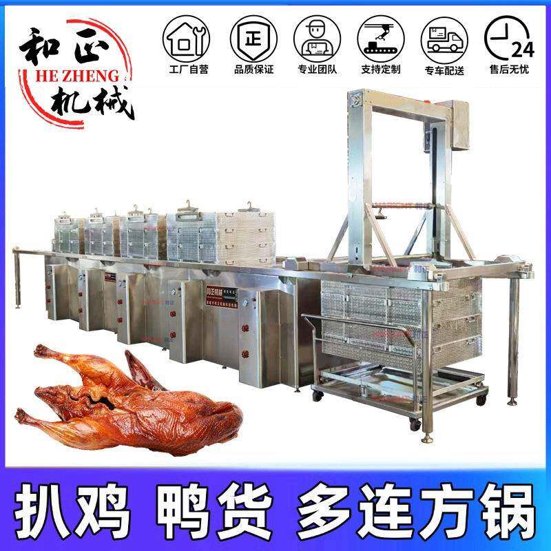 酱板鸭卤煮锅全自动煮锅蒸汽加热方形蒸煮锅鸡爪鸭头卤煮锅
