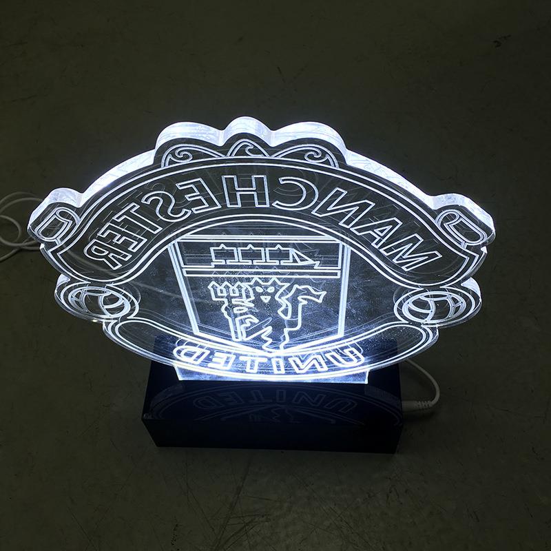 发光亚克力台签台牌 led亚克力有机玻璃台卡 亚克力有机玻璃制品
