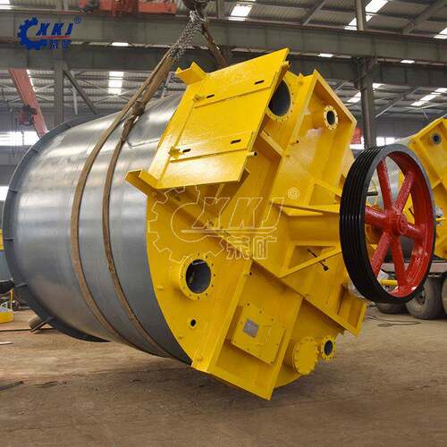 GBJ-2500×2500巨型搅拌桶，9.2m³容积180r/min转速15kw电机