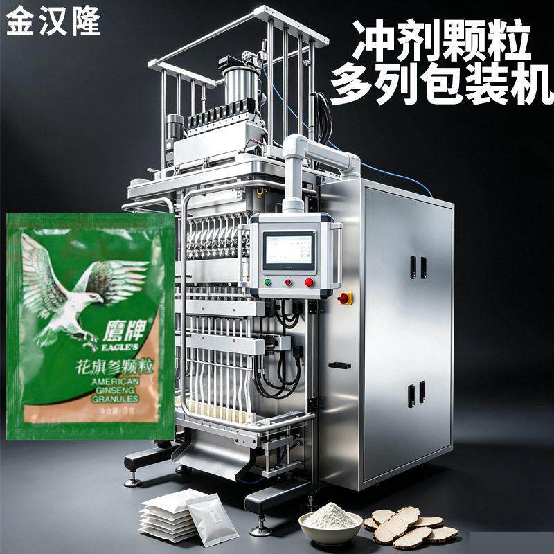 袋装花旗参多列机冲剂包装机定制速四边封多列机