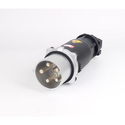 乐瑶电气大电流工业插头8502 IP67插头插座630A5P工业岸电插头