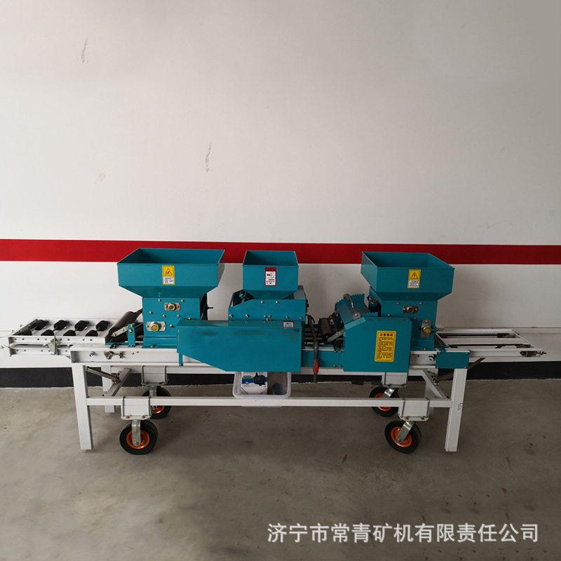 水稻育秧播种机多功能穴盘播种覆土一体机育秧盘穴盘播种机流水线