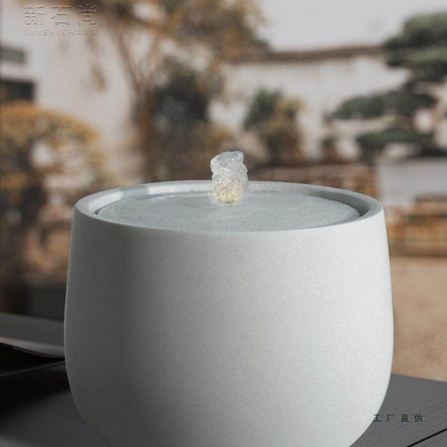 流水摆件喷循泉环水系现代DUK简室约水玄关客厅卧景办公室桌上装