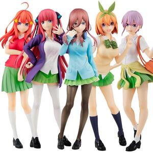 白富美五等分的花嫁中野一花二乃三玖 四叶 五月手办模型摆件玩具