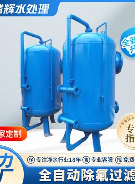 定制全自动除氟过滤器全自动多介质过滤器设备活性炭吸附