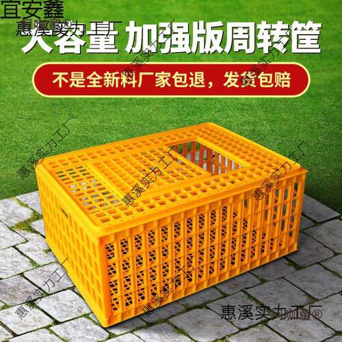 运输鹅鸡鸭成鸽笼鹅周转鸡笼鸡笼大码鸡鸭筐加厚塑料周转箱