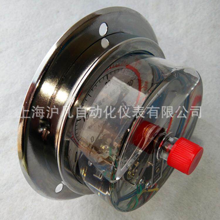 厂价销售 YNXC100ZT 轴向带边耐震电接点压力表 24V 磁助磁敏式