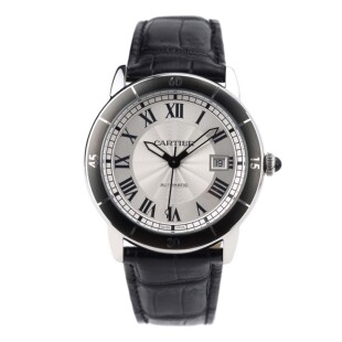 [9.8新]卡地亚WSRN0002自动机械男士手表二手正品