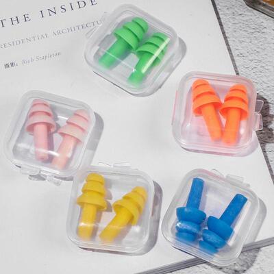 Noise-Isolating Wireless Anti-Noise Earplugs Silicone Christ