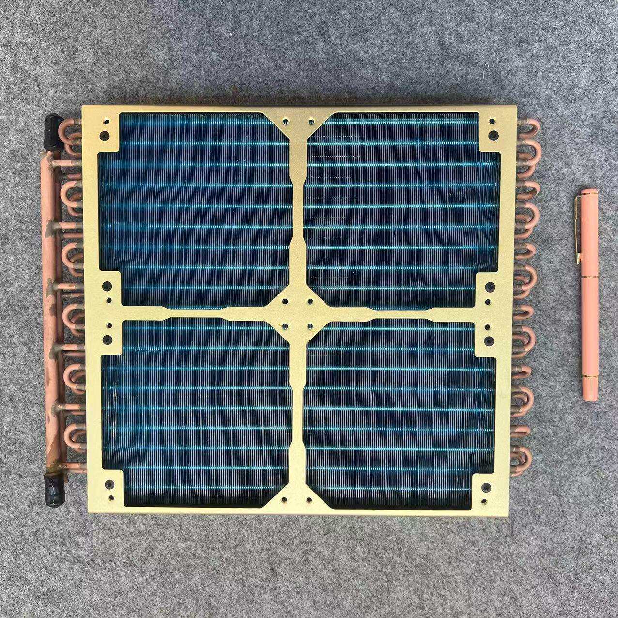 铜管铝翅冷排散热器水冷散热冷凝器蒸发器换热器精密