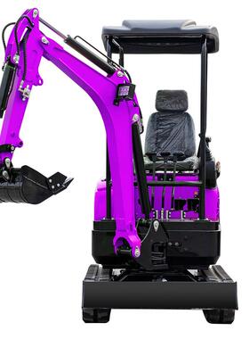 出口俄挖罗斯HT18型履带小掘机 挖农用小挖HT08微型机大棚沟机源