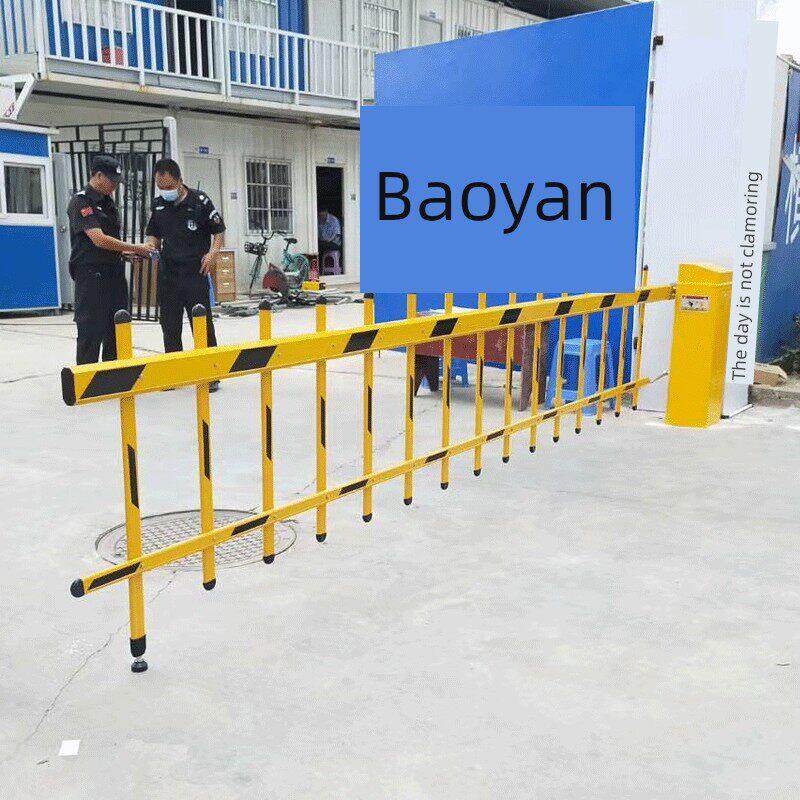 智能格栅道闸汽车起落门卫升降杆小区遥控挡车器停车栅栏自动抬杆