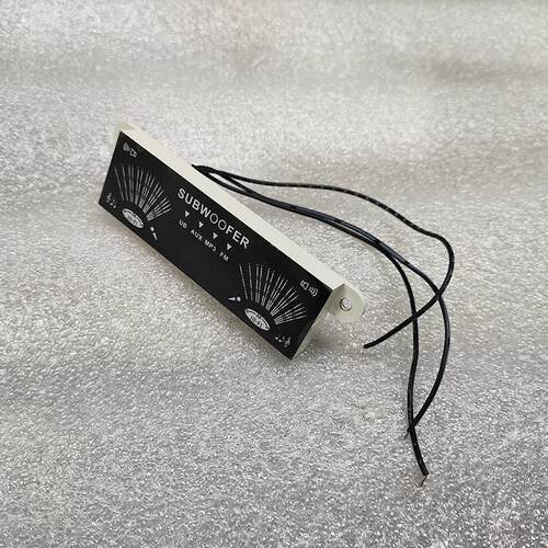 12V 音乐LED音响频谱动感显示音量电平指示灯显示器双声道扇型