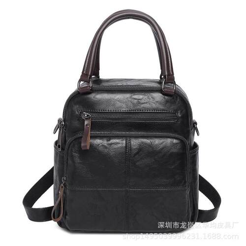 包包2024新款夏大容量女包软皮手提单肩斜挎包三用包女双肩包
