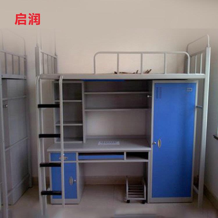 学生公寓组合床床带衣柜连体组合床双层单人公寓床