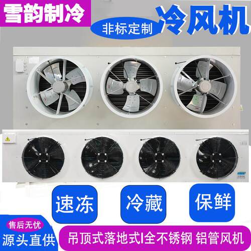 雪韵冷库冷风机蒸发器吊顶式DD制冷设备速冻冷藏保鲜高低中温