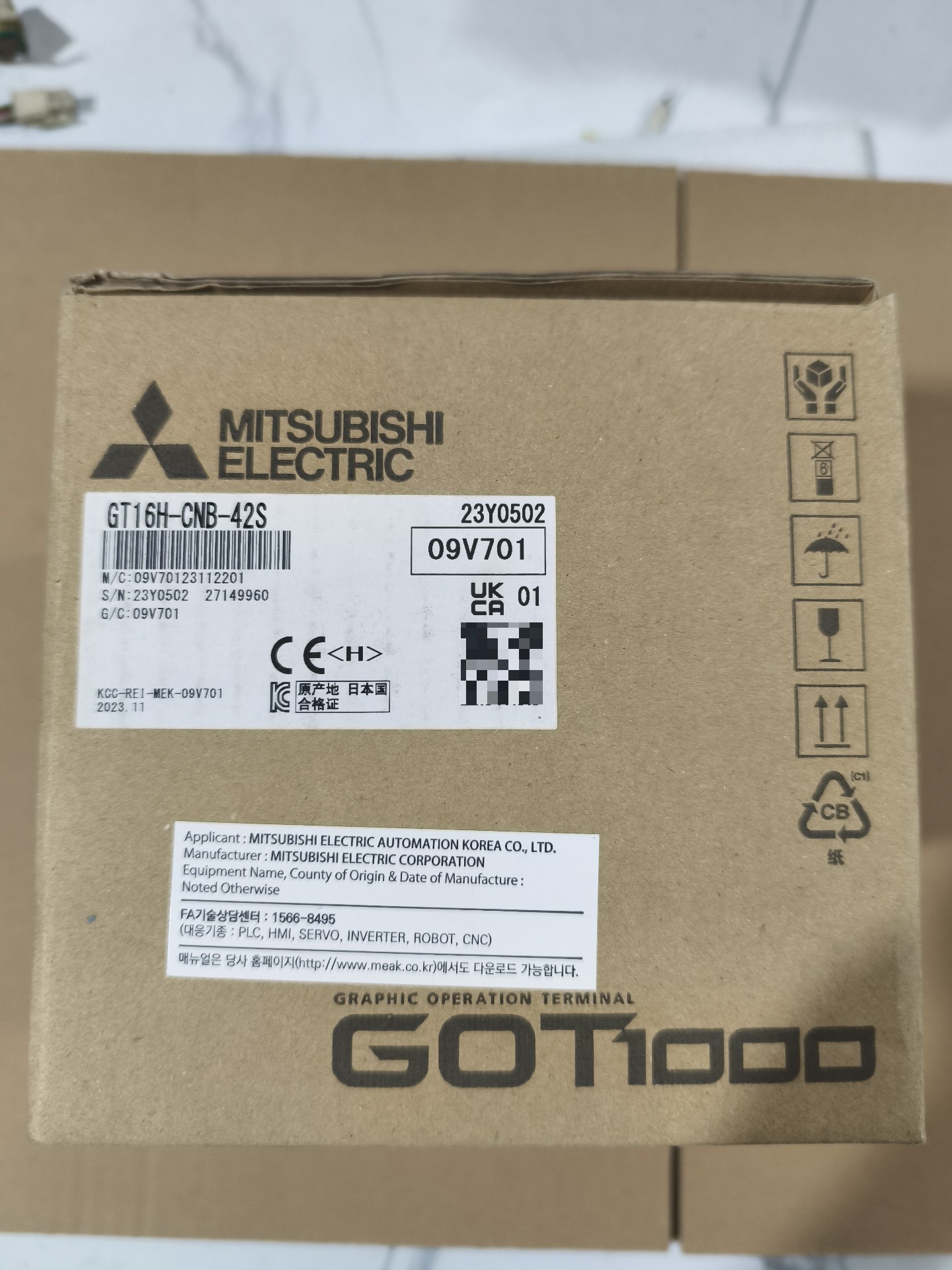 全新三菱GT16H-CNB-42S，标价单价，库存两个，实物