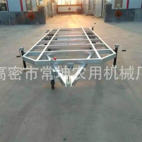大型牵引平板拖车镀锌木屋拖车吨房车底盘重型平板拖车非标定/制