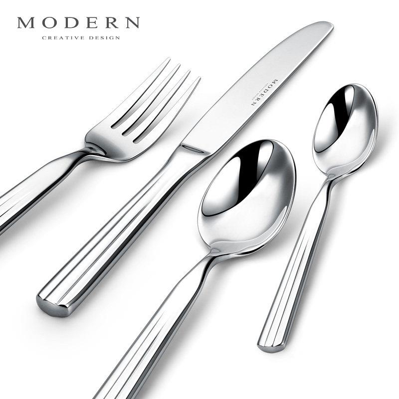 摩登MODERN轻奢北欧西餐餐具套组不锈钢牛排刀叉勺精致乔迁礼物