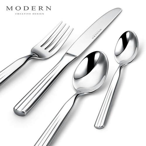 摩登MODERN轻奢北欧西餐餐具套组不锈钢牛排刀叉勺精致乔迁礼物