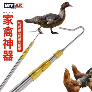 野外抓鸡神器地套专用网自动捕鸡捉鸡钩