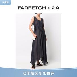 Peserico女士垂坠感无袖超长连衣裙FARFETCH发发奇