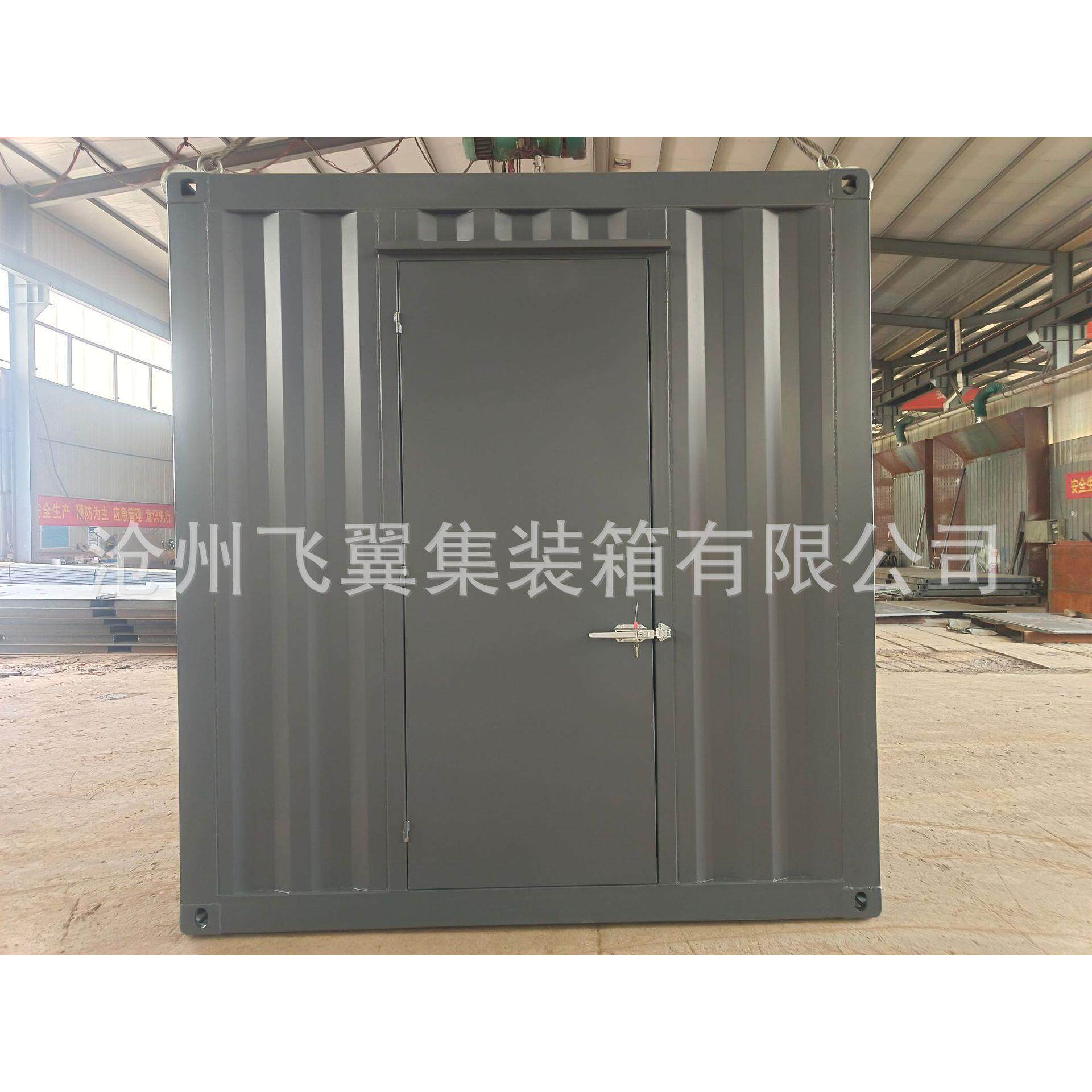 客户私人定制20尺特种集装箱 内部做保温