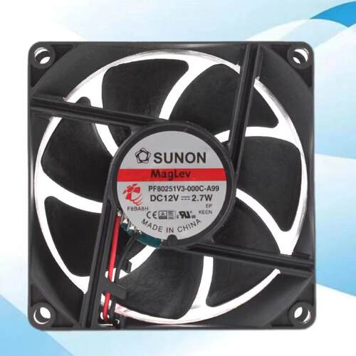 SUNON建准 PF80251V3-000C-A99 8025 12V 2.7W 机箱静音散热风扇