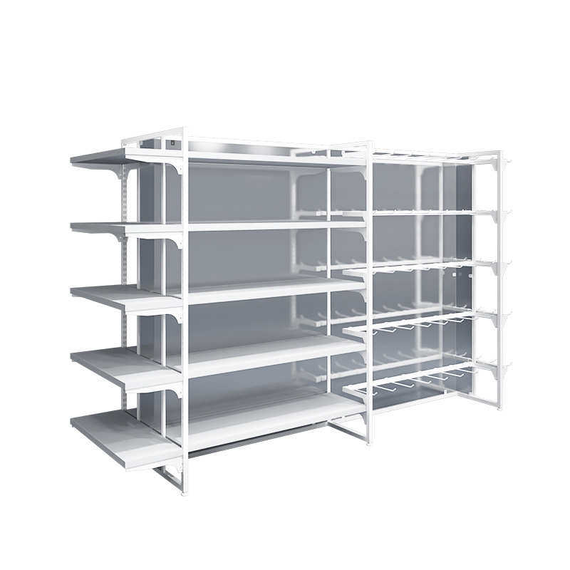 精品店货架置物架金属多层展示柜双面日常用品摆挂中岛柜加工定制,商业/办公家具,超市货架,淘宝优惠券,粉丝福利购,淘宝优惠卷