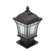 户外柱围墙货源小区中式 头灯园太阳能头灯别墅厂家灯花柱庭院