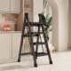 家用梯子折叠小型人字梯轻便花架梯网红款 乔迁步梯室内伸缩爬梯