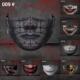 horror Halloween mask funny printed