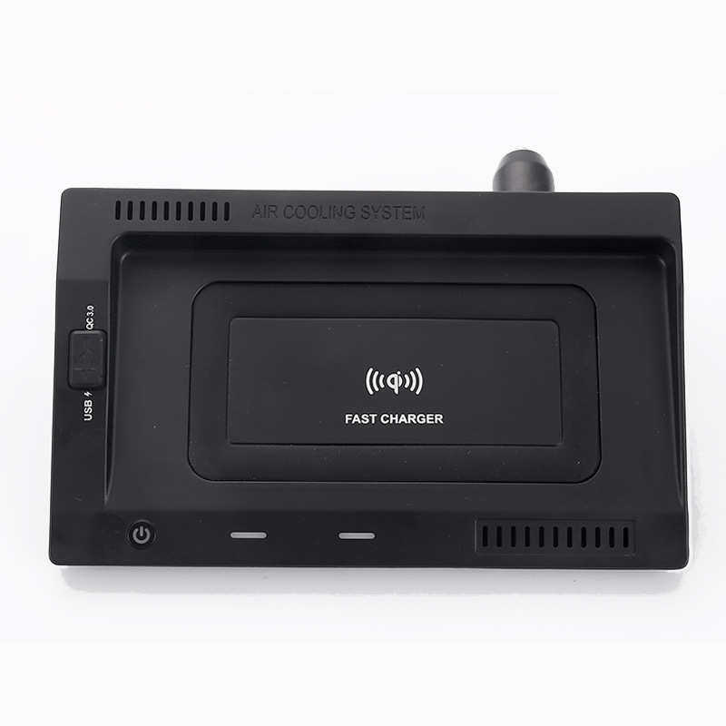 适用大众途昂无线充电板途观L途岳车载手机充电器点烟器直插免装