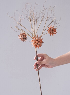 I庆N家S风爱神1之MW89107名枫香果仿真花厂家居装饰跨境婚假花MW8