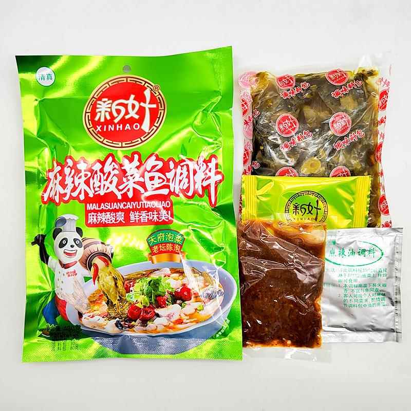 新好麻辣酸菜鱼调料430g麻辣酸爽鲜香味美酸菜鸡粉丝汤调料