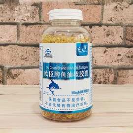 添立康欧臣牌鱼油软胶囊，300粒