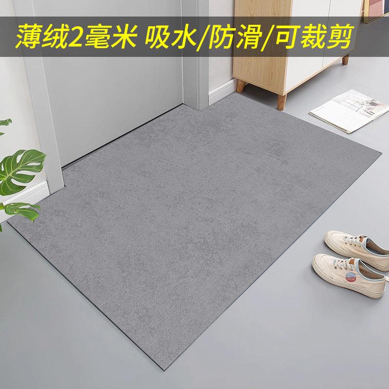 超薄地垫2mm不卡门吸水防滑薄款入户大门口地毯门垫进门卫浴脚垫