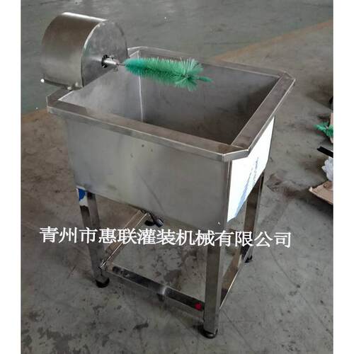 【惠联】奶吧用洗瓶机 半自动洗瓶机 毛刷式刷瓶机保修一年
